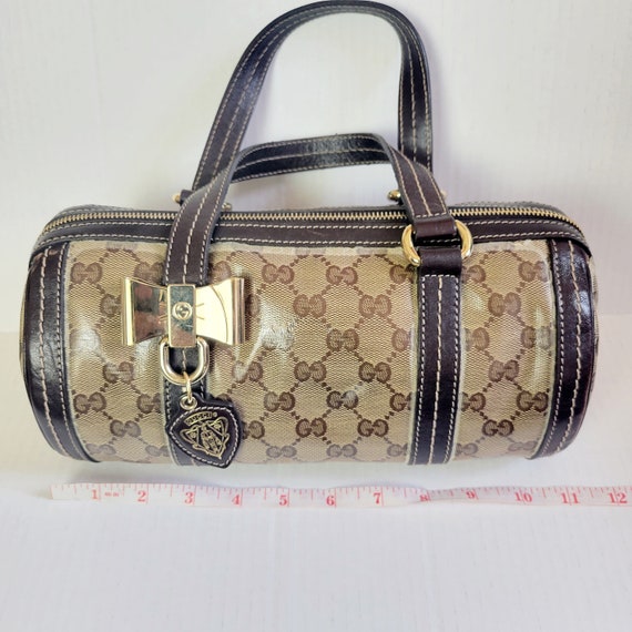 Gucci Monogram Canvas Mini Duffle Bag