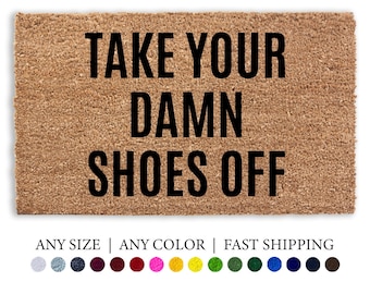 Take Your Shoes Off - Etsy