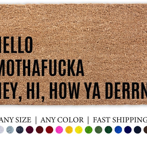 Lil Wayne Doormat Mat Lil Wayne Funny Doormat Hello Etsy