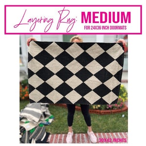 Chessboard Pattern Indoor Door Mat Front Door Rugs Non Slip - Temu