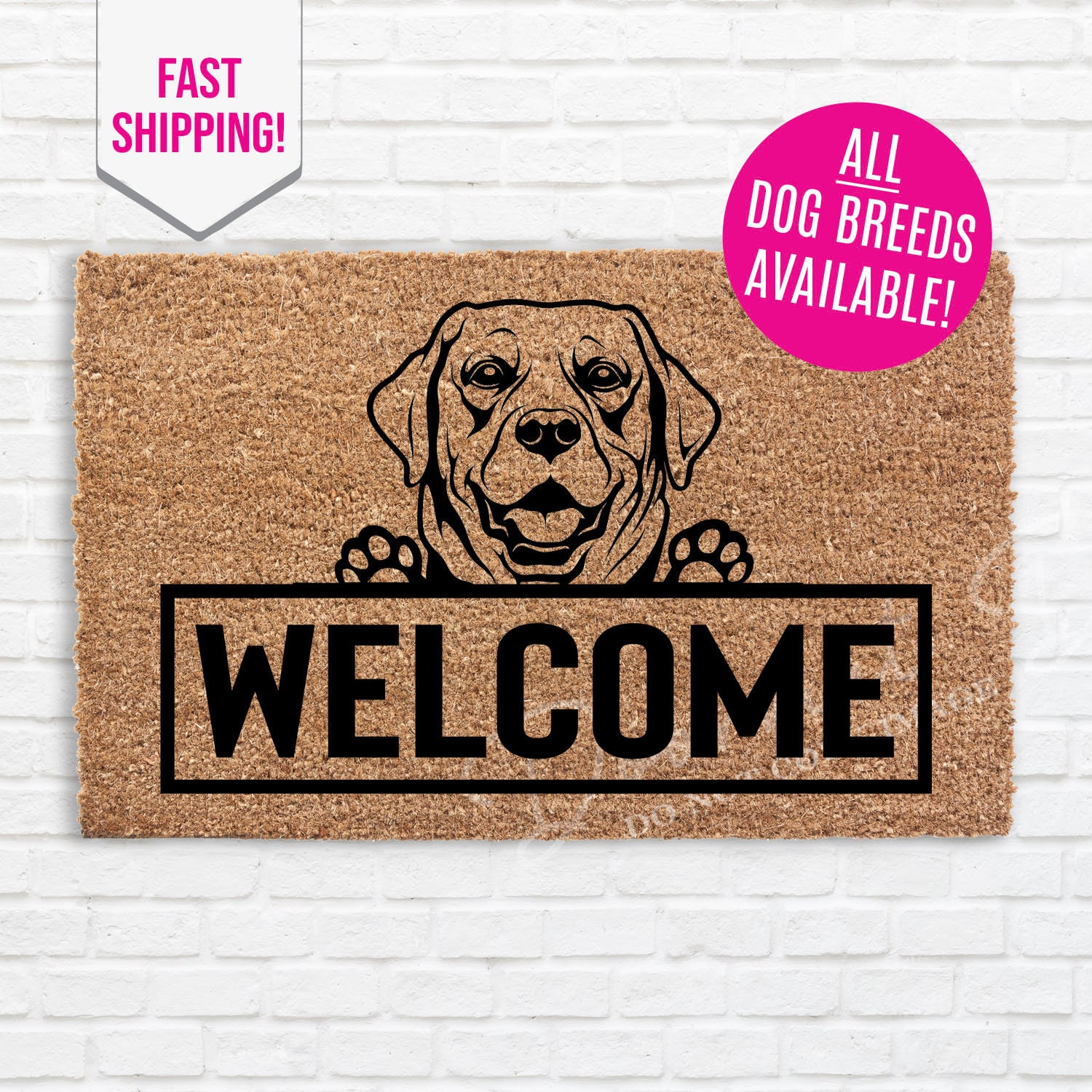 Labrador Doormat Lab Dog Labrador Retriever Door Mat Etsy