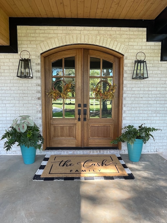 Wilkommen - German Welcome Coir Doormat - standard size