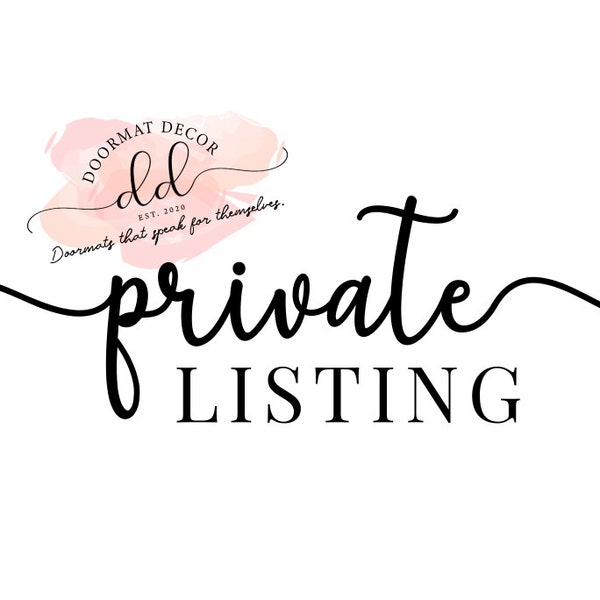 Private Listing | Custom Vinyl Cuts