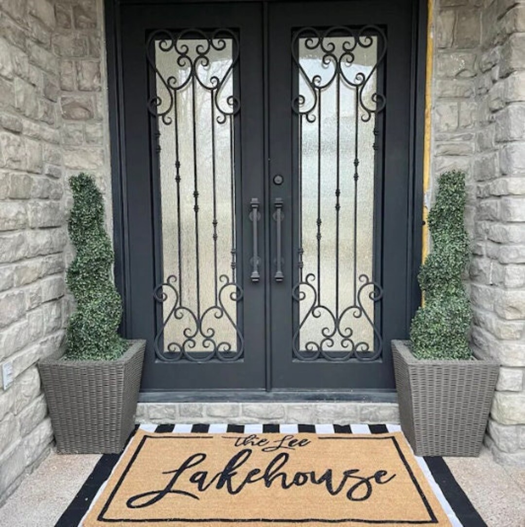 to the Lake Personalized Doormat, Lake Decor, Outdoor