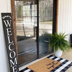 Hope You Brought Beer Doormat  Funny Outdoor Welcome Mat  Custom Alcohol Gift