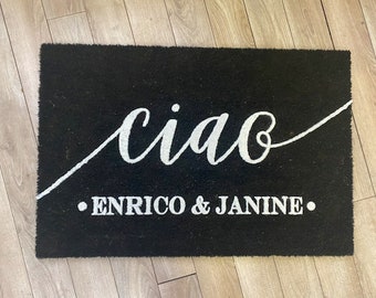 FULL COLOR Personalized Name Doormat, Any Color, Any Design, Any Logo Door Mat, Welcome Mat, Wedding Gift, Realtor Client Gift, Outdoor Rug