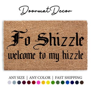 Willkommen Fußmatte Fo Shizzle Lustige Musik Studio Teppich Personalisierte Outdoor Home Decor