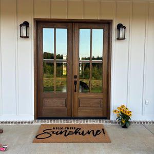 Zerbino Hello Sunshine Con Sole - Fibra Di Cocco Sintetica - 76,2x43,2 Cm - Per Interni/Esterni - Accogliente E Resistente