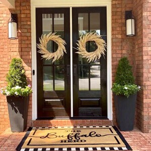 Personalized Coir Doormat  Welcome Mat for Engagements Weddings  Clients  Custom Outdoor Rug
