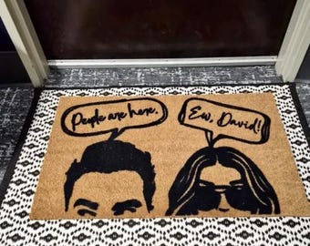 Schitts Creek David Alexis Deurmat Ew David Funny Rug Gepersonaliseerde welkomstmat
