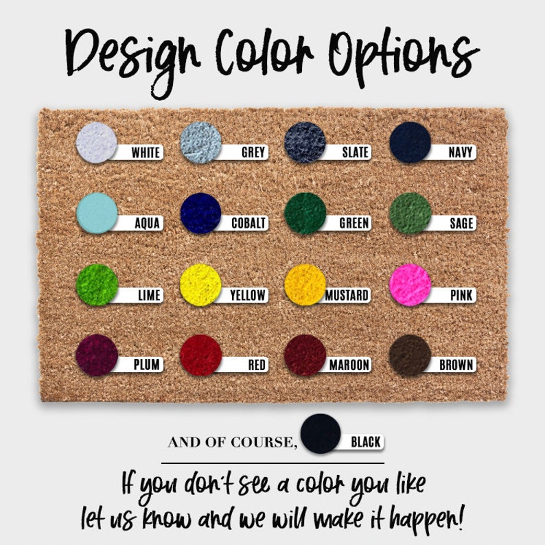 Custom Doormat, Personalized Door Mat, Any Size Any Design Front Door
