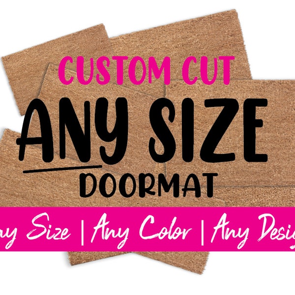 Large Custom Doormat Etsy