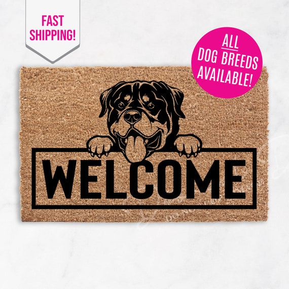 rottweiler doormat