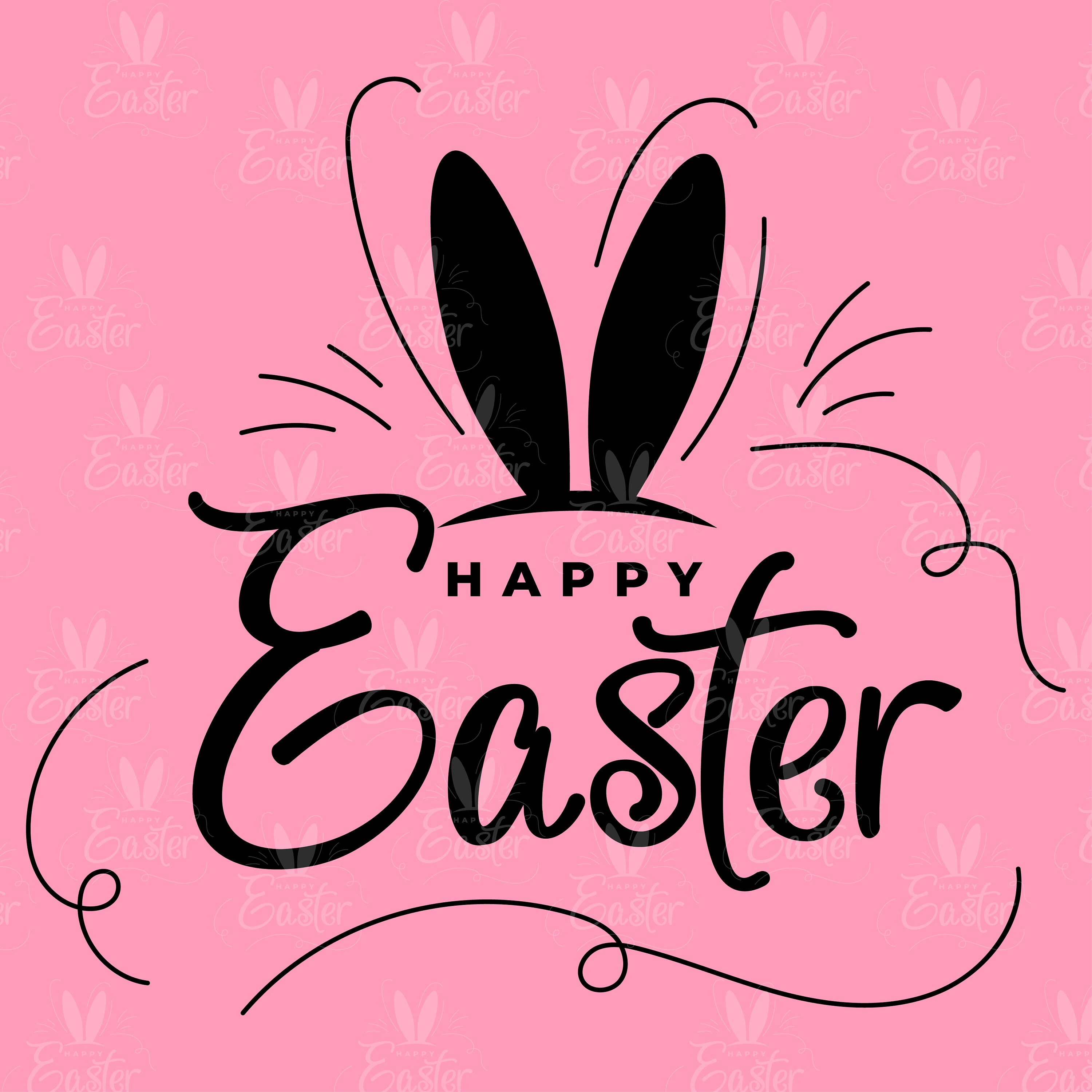 Happy Easter SVG Easter Bunny Svg Happy Easter Day Svg | Etsy