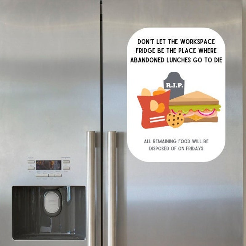 Fridge Clean Out Sign - Etsy