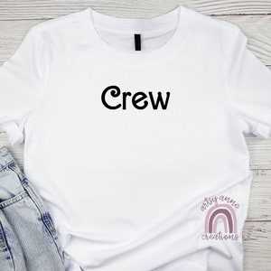 Crew Barbie Inspired Font SVG / Crew Barbie Inspired Font Digital Shirt Decal / Crew Barbie Inspired Font Design