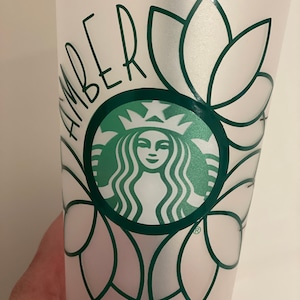 Lotus Flower SVG for Starbucks Cold Cup/Tumbler