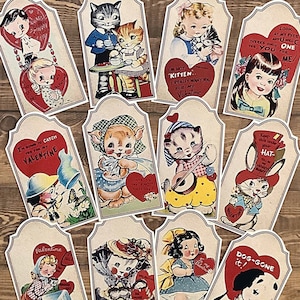Saint-Valentin Junk Journal Ephemera, lot d'étiquettes vintage, éphémères vintage, kit de scrapbooking, journal indésirable, étiquettes de journal, fabrication de cartes, collage