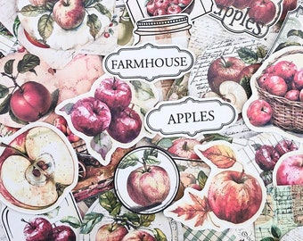 Fall Junk Journal Ephemera, scrapbook kit, scrapbook paper, junk journal kit, scrapbook ephemera, journal supplies, cardmaking, collage