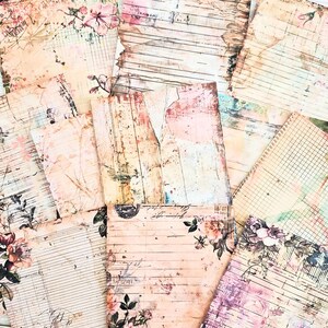 Papier journal indésirable, éphémères de scrapbooking, cartes journal, papier de scrapbooking, kit de scrapbooking, kit de journal, papier vintage, fabrication de cartes, collage