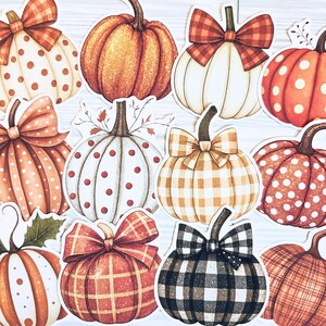 Stickers pour journal indésirable, autocollants d'album d'automne, autocollants de journal, kit de journal, kit de scrapbooking, éphémères de journal, autocollants de citrouille