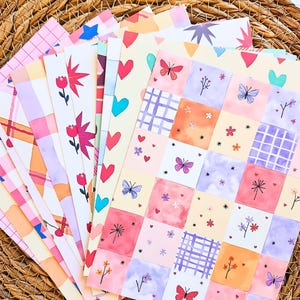 Junk Journal Paper Pack, Scrapbook Ephemera, Cardmaking Supplies, Collage
