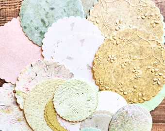 Vintage Paper Ephemera, Junk Journal Kit, Scrapbook Supplies, Cardmaking, Collage