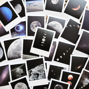 Celestial Junk Journal Stickers, Scrapbook Ephemera, Cardmaking Supplies, Collage