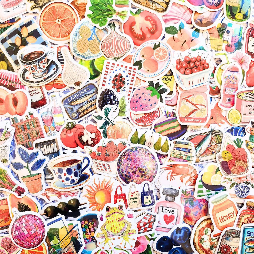 100pc Summer Junk Journal Stickers, Scrapbook Ephemera Pack, Cardmaking Supplies, Collage - Etsy Canada