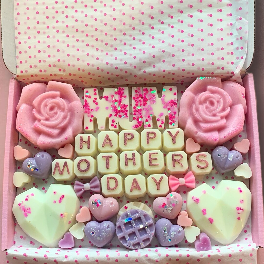 Happy Mothers Day Occasion Letter Box Gift Personalised Gifts wax Melt ...