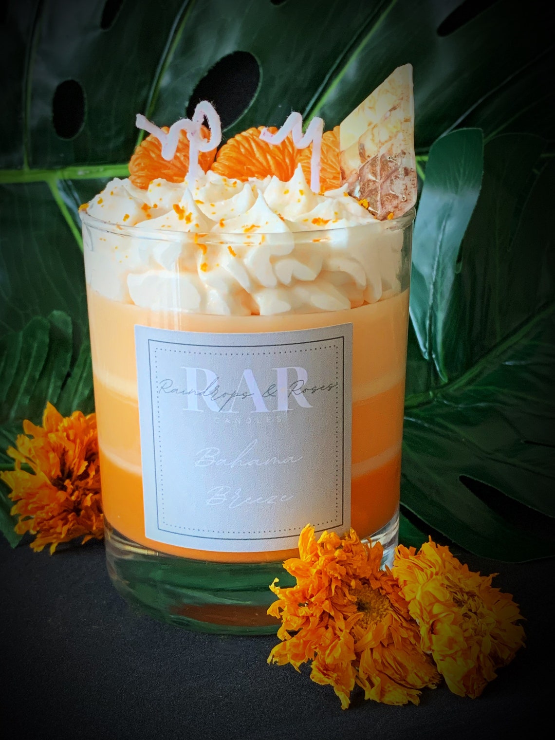 Tropical Bahama Breeze scented candle Etsy