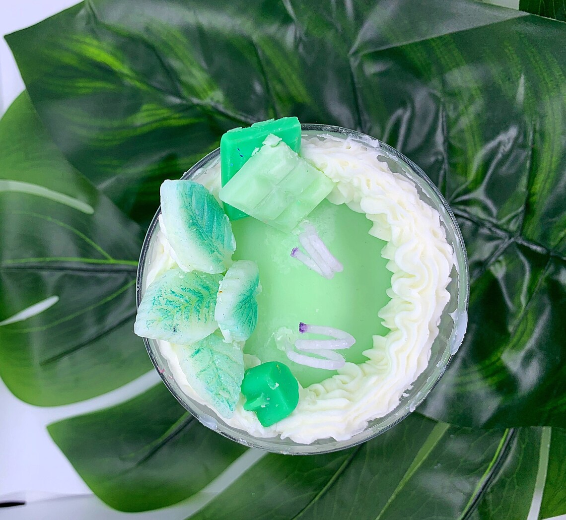 Beautiful handmade candles with coconut fragrance Etsy