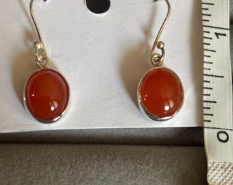 Carnelian Dangle Earrings