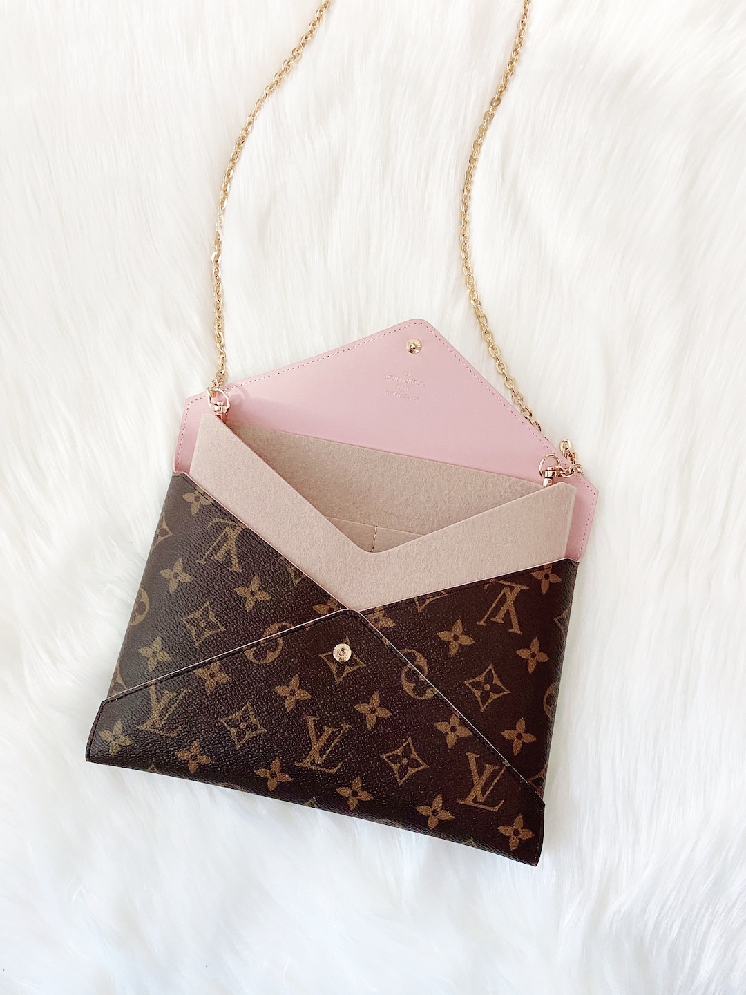 Louis Vuitton Kirigami Monogram Pochette Clutch Bag Chain Insert – AE  Deluxe LLC®