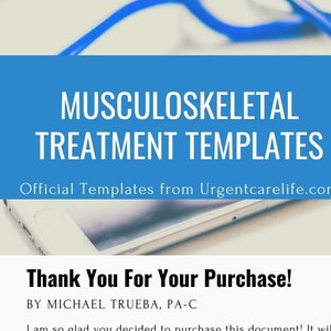 Musculoskeletal Treatment Templates
