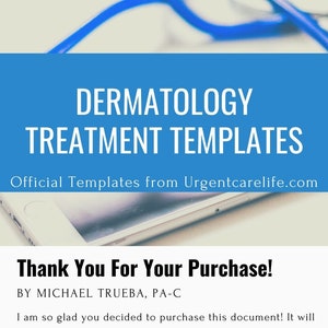 Dermatology Treatment Templates