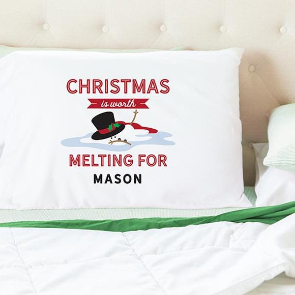 Christmas Pillowcase Etsy