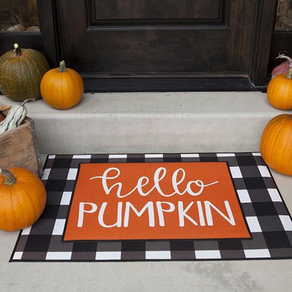 Halloween Door Mat Etsy