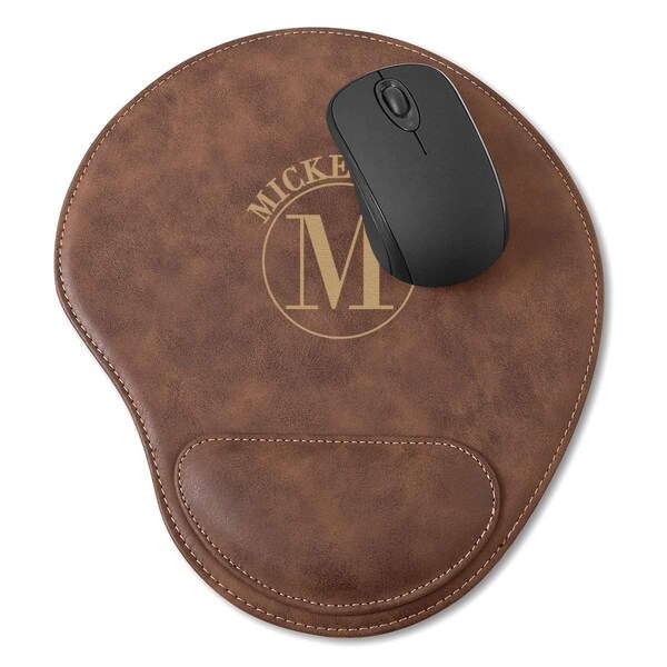 Personalized Mouse Pad With Wrist Rest Etsy