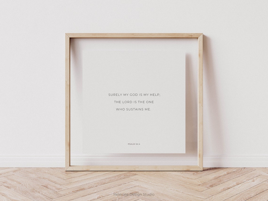 Psalm 544 Scripture Wall Art Instant Download Christian Wall Art