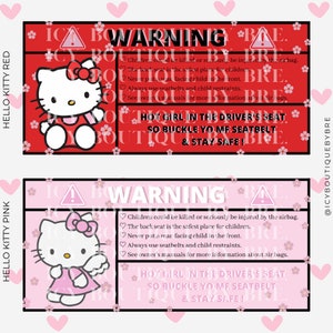 HK - 車の警告ステッカー