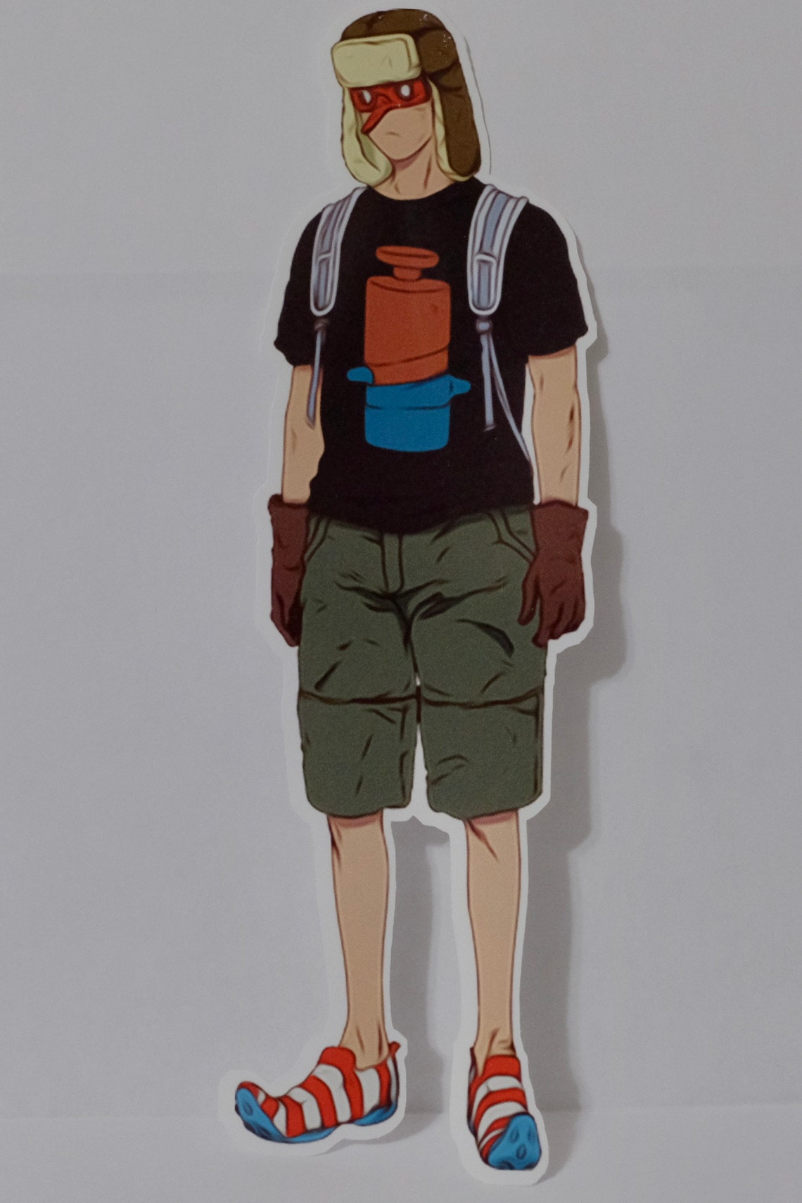 Fujita Dorohedoro Gloss Weatherproof Decal Sticker Etsy