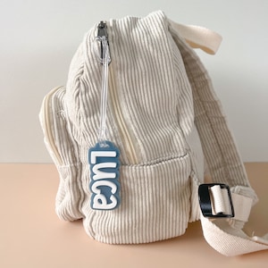 Étiquette de sac personnalisée 3D, étiquette de sac colorée, porte-clés personnalisé