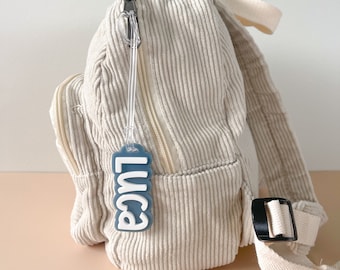 3D Personalisierter Taschenanhänger, Bunter Taschenanhänger, Schlüsselanhänger mit individuellem Namen