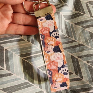 Cat Paw Print Keychain
