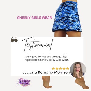 The Military Blue Skort - Women&#39;s Skorts Skirt with Shorts Sportswear  polyamide and spandex