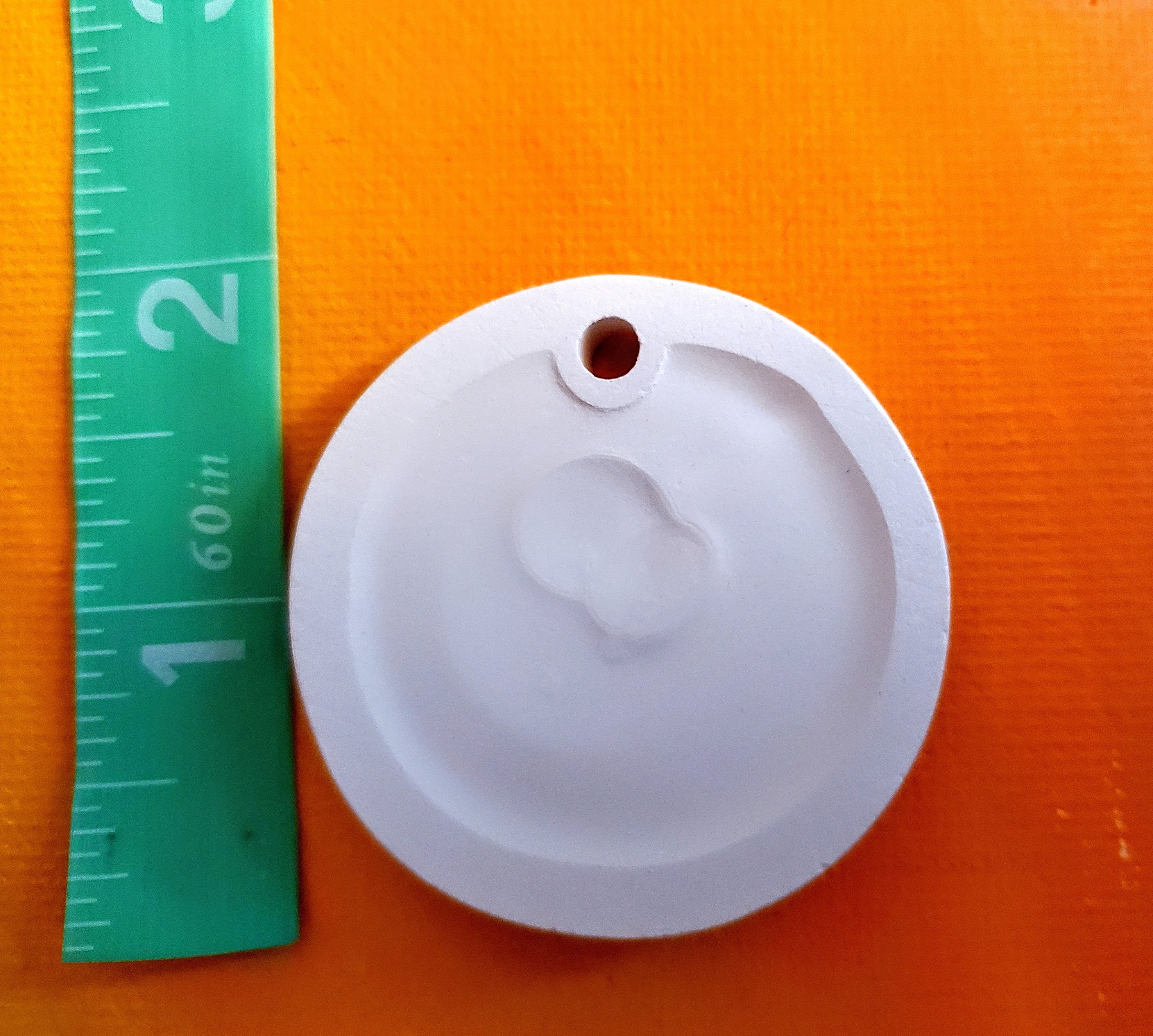 10 Ready to Paint 2 Inch Ceramic Pendants With Hole Etsy