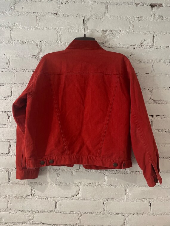 Carole Little Patchwork Denim Jacket - image 4