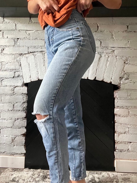 Union Bay Super High Waisted Distressed Jeans