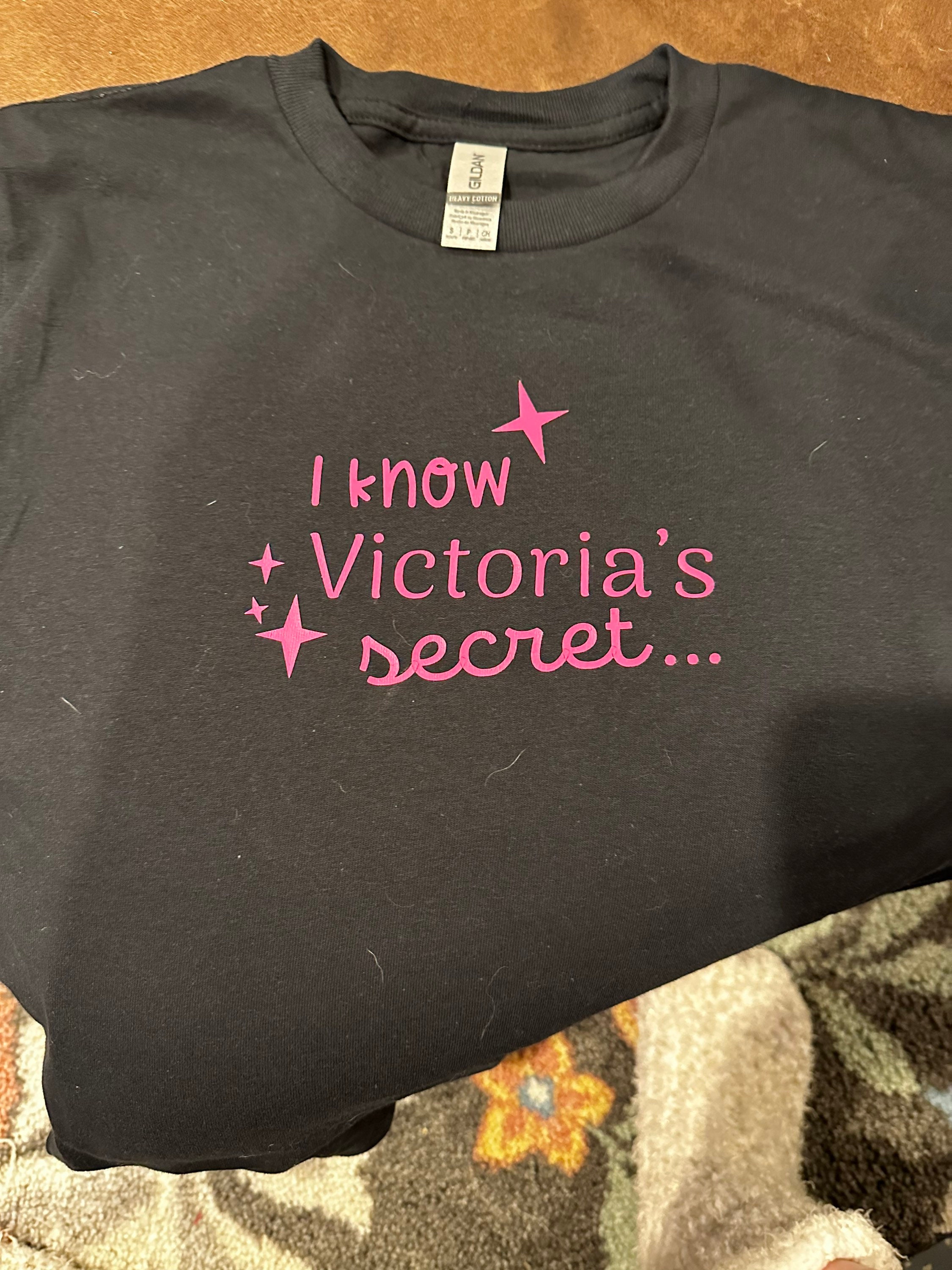 T-shirt à Nœud Victoria's Secret PINK Bleu Et Rose - Occasion Très Bon état